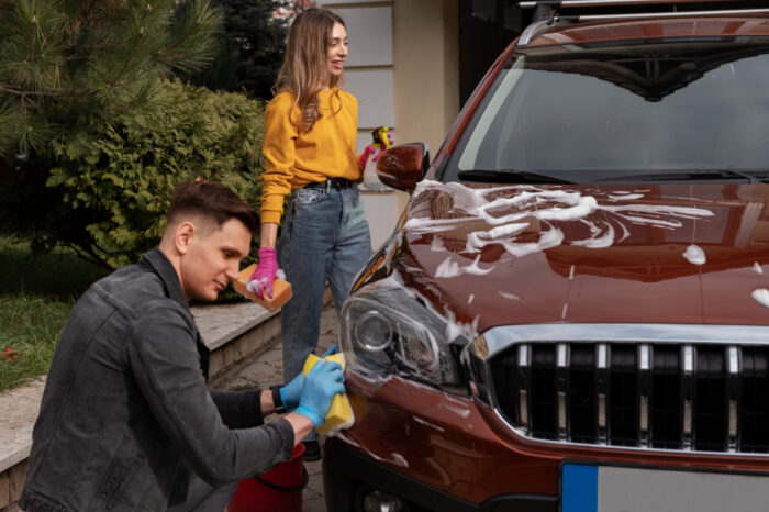 cómo lavar el auto